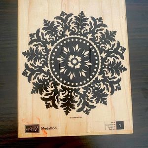 Stampin Up! Large background Medallion stamp